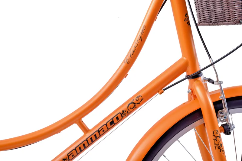 Ammaco Classique 26 Inch Dutch Lifestyle Bike Orange-5